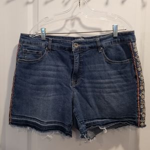 Denim shorts